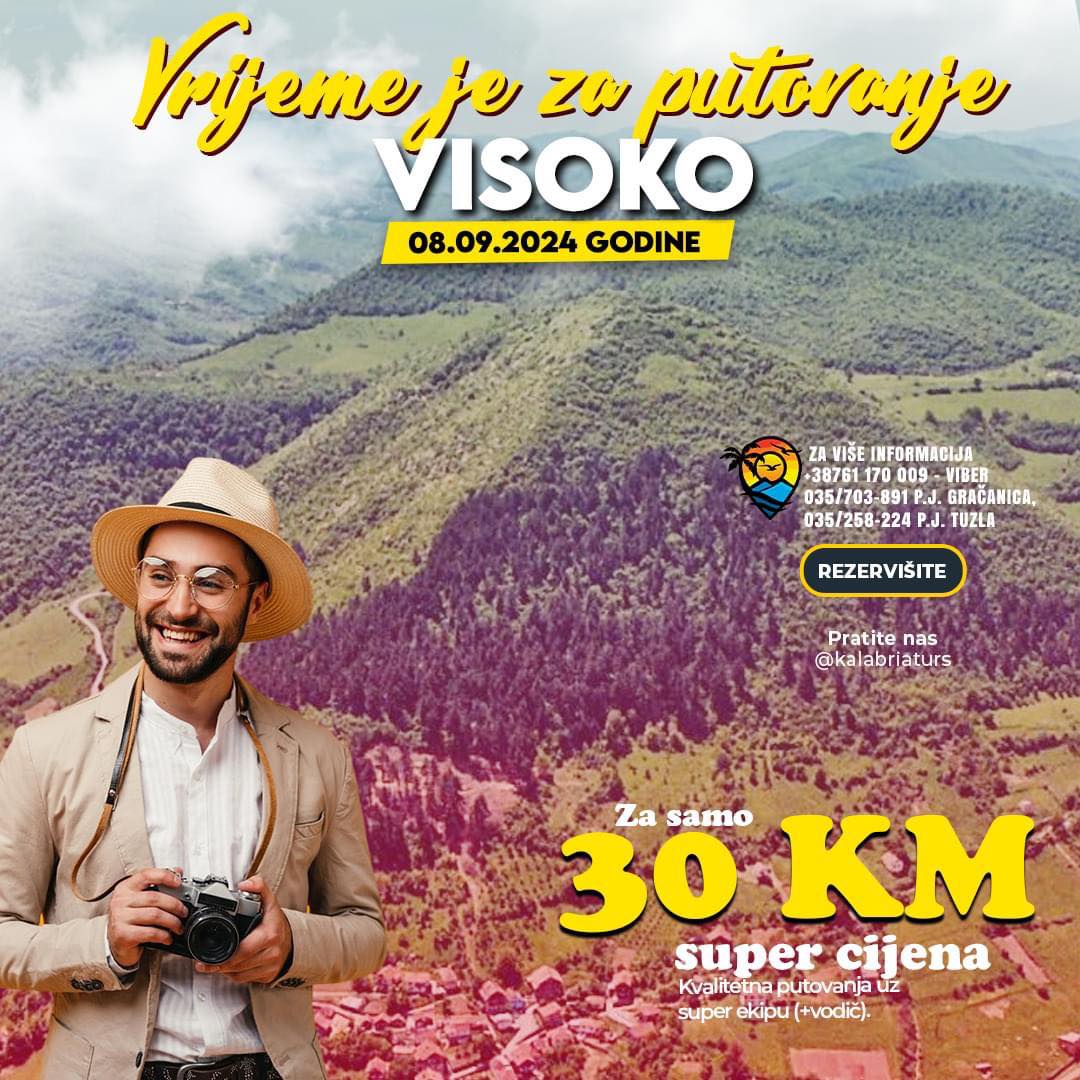 VISOKO – JEDNODNEVNI IZLET