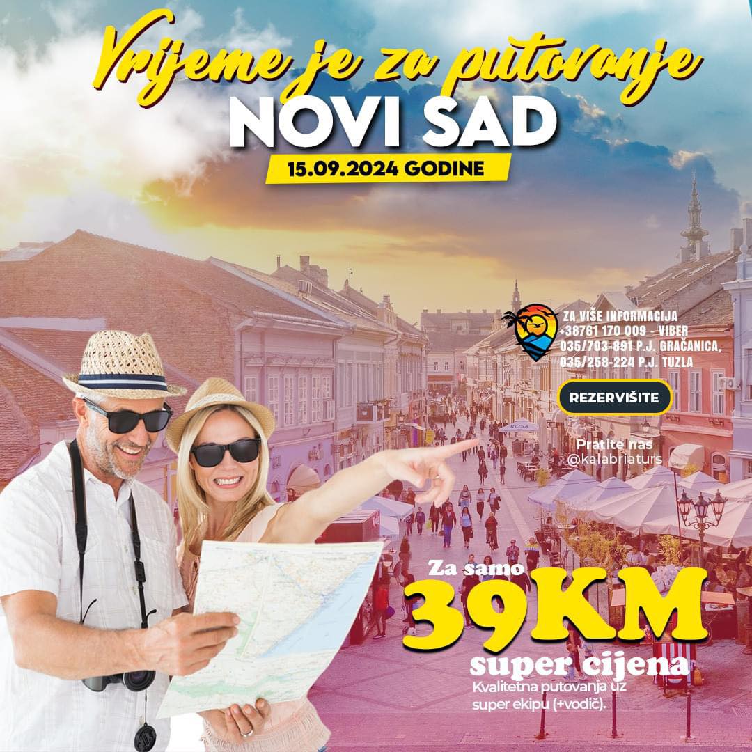 NOVI SAD – JEDNODNEVNI IZLET