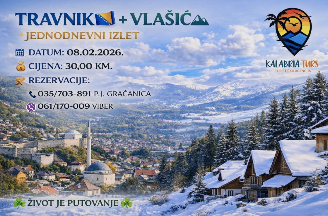 TRAVNIK + VLAŠIĆ – JEDNODNEVNI IZLET